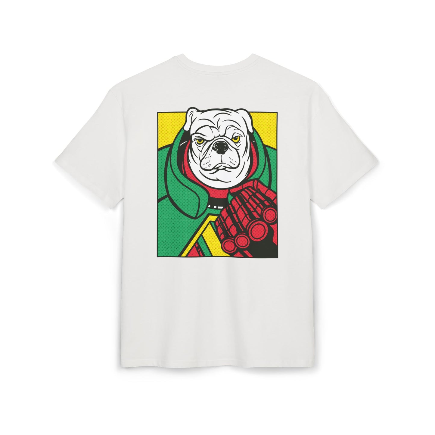 White Pug Oversized T-Shirt