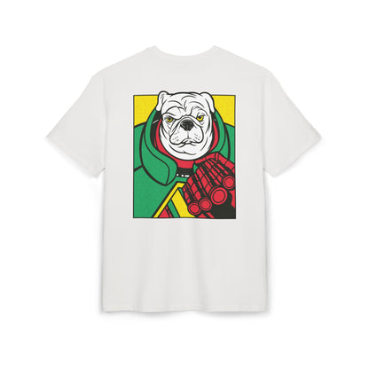 White Pug Oversized T-Shirt