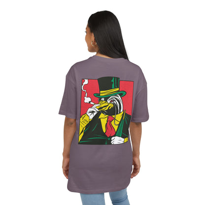 Penguin Smoking Oversized T-Shirt