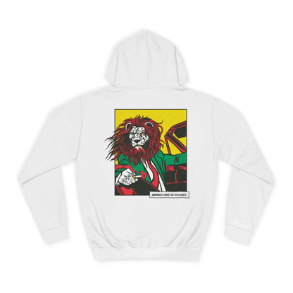 Lion in Car Hoodie