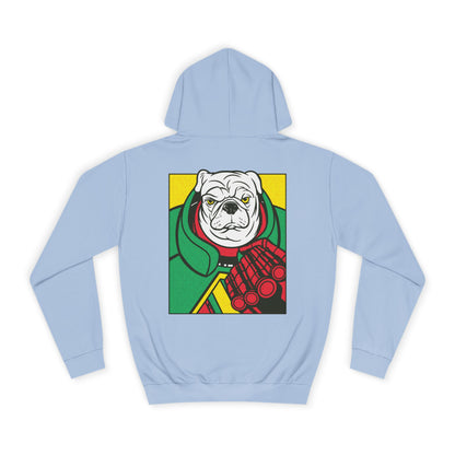 White Pug Hoodie