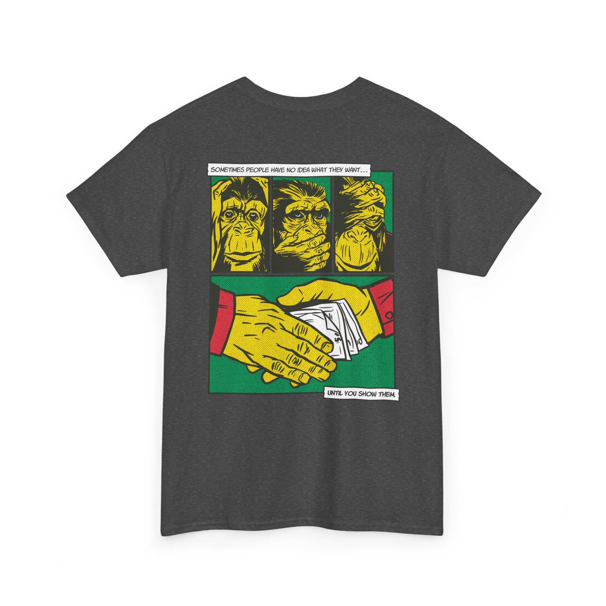 Three Monkeys - T-Shirt Back Print