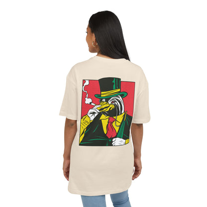 Penguin Smoking Oversized T-Shirt