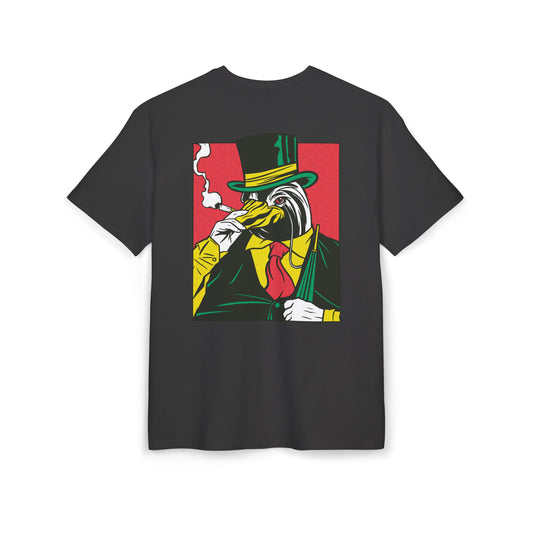 Penguin Smoking Oversized T-Shirt