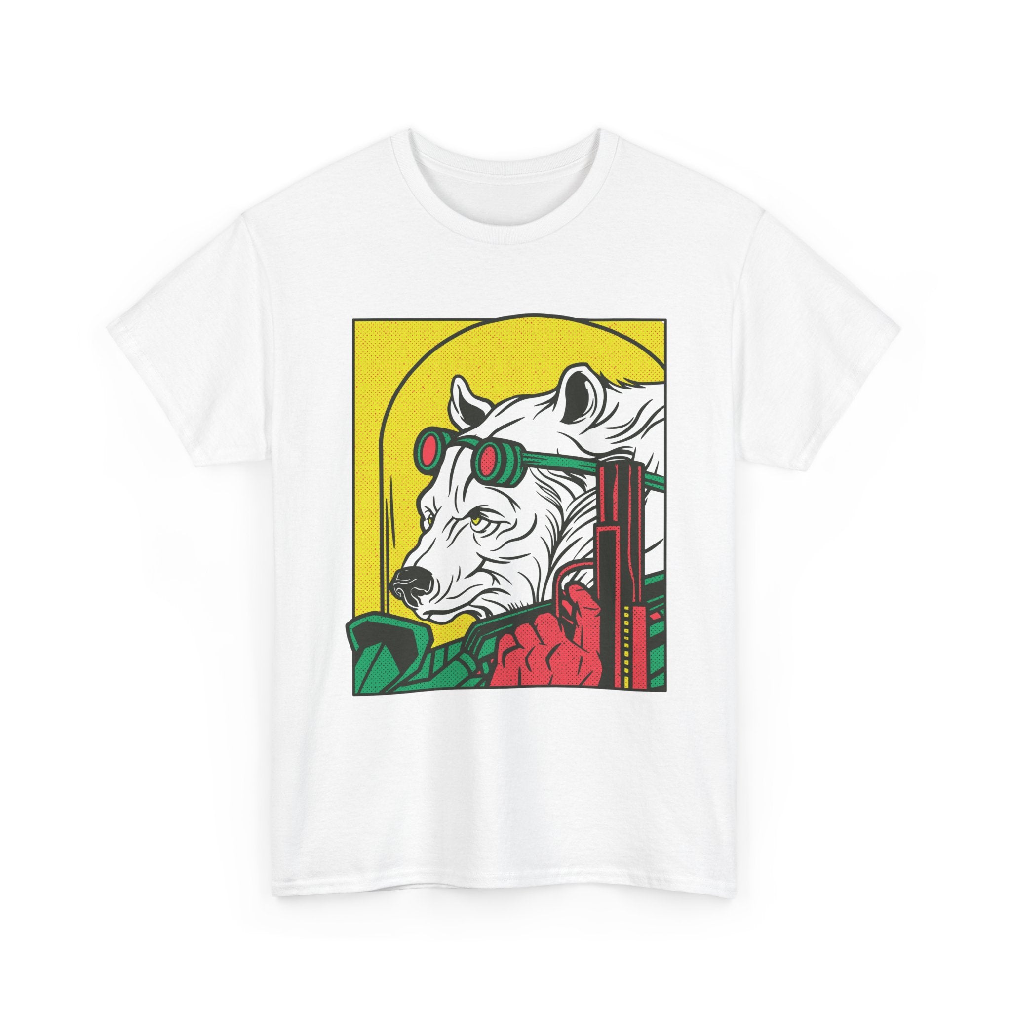 Ice Bear with Gun - T-Shirt Front Print