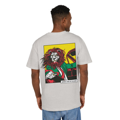 Lion in Car Oversized T-Shirt