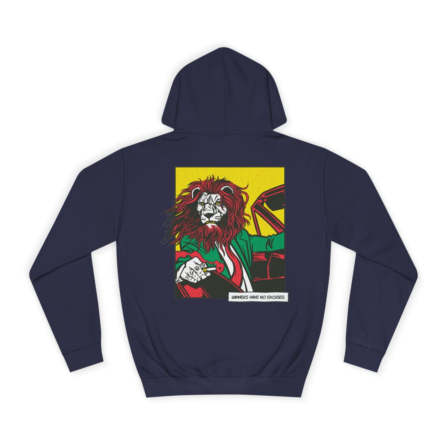 Lion in Car Hoodie