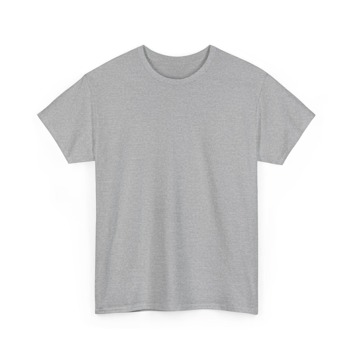 Sport Grey T-shirt, plain front – I TOLD GEMINI ABOUT U design is printed on the back