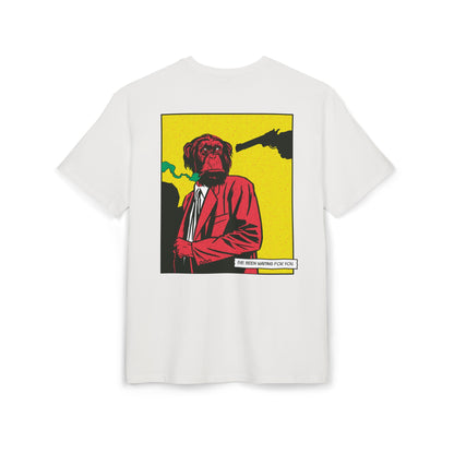 Monkey Smoking Oversized T-Shirt
