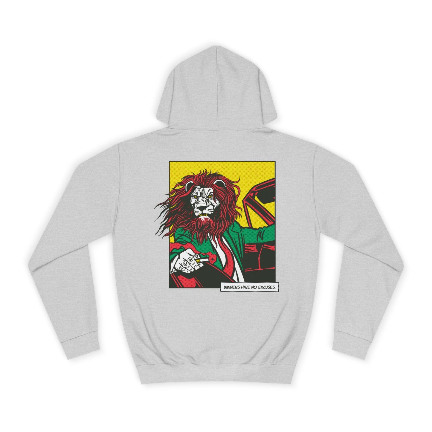 Lion in Car Hoodie