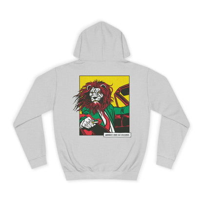 Lion in Car Hoodie