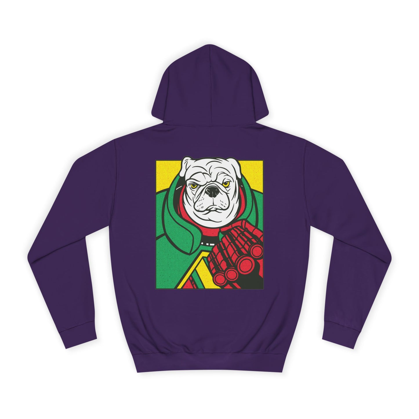 White Pug Hoodie