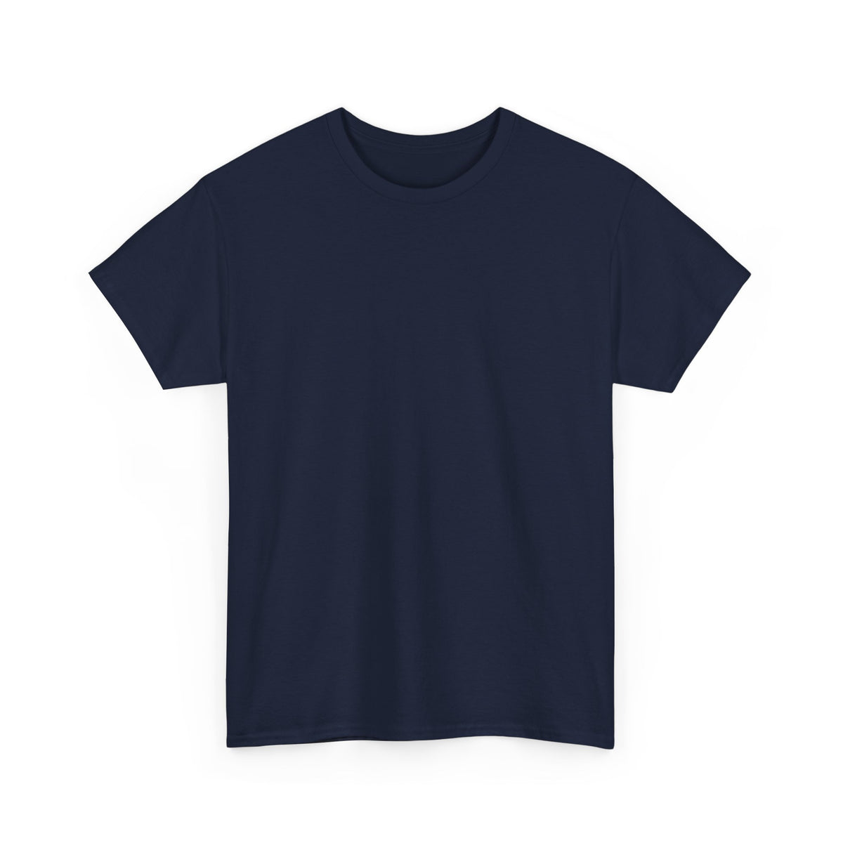 Navy T-shirt, plain front – HOT GIRLS LISTEN TO HOUSE design is printed on the back