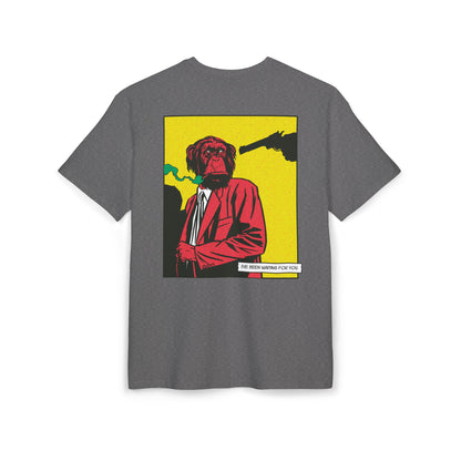 Monkey Smoking Oversized T-Shirt