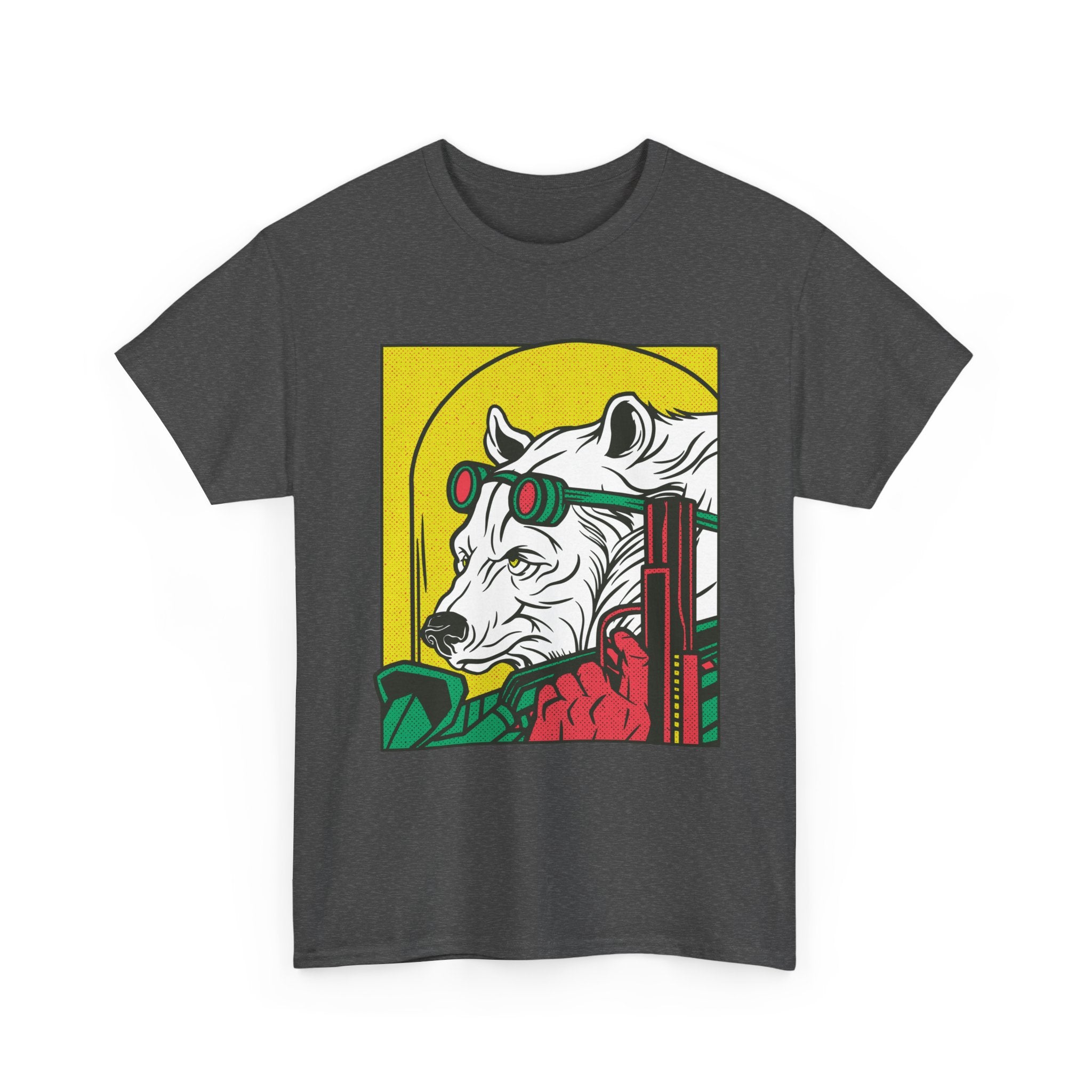 Ice Bear with Gun - T-Shirt Front Print