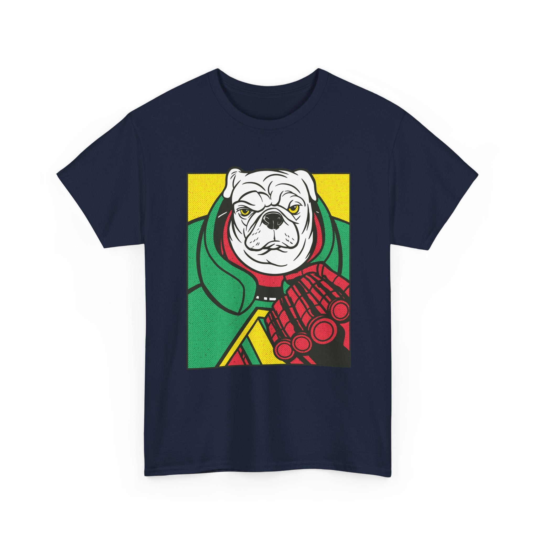 Pug with Fist - T-Shirt Front Print