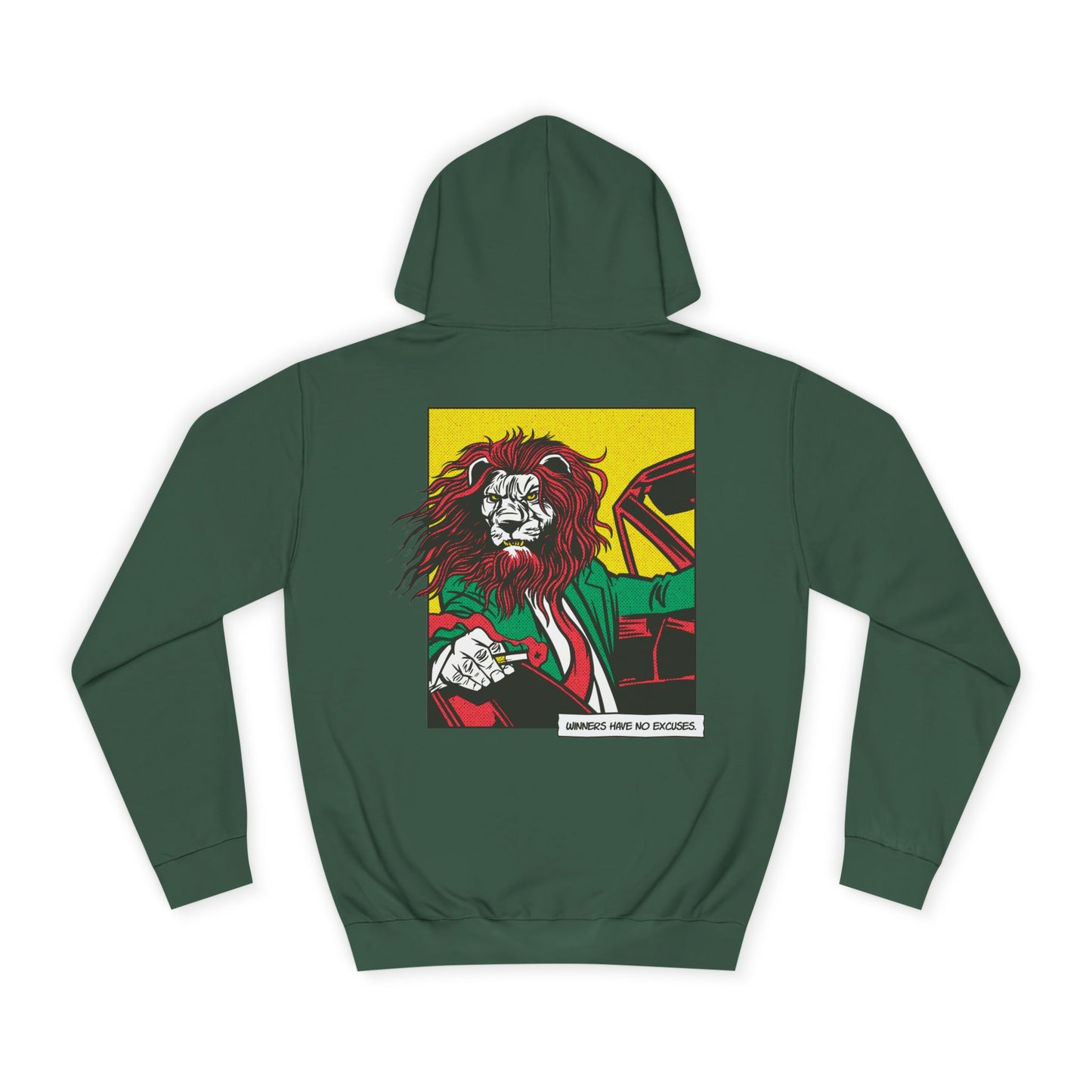 Lion in Car Hoodie