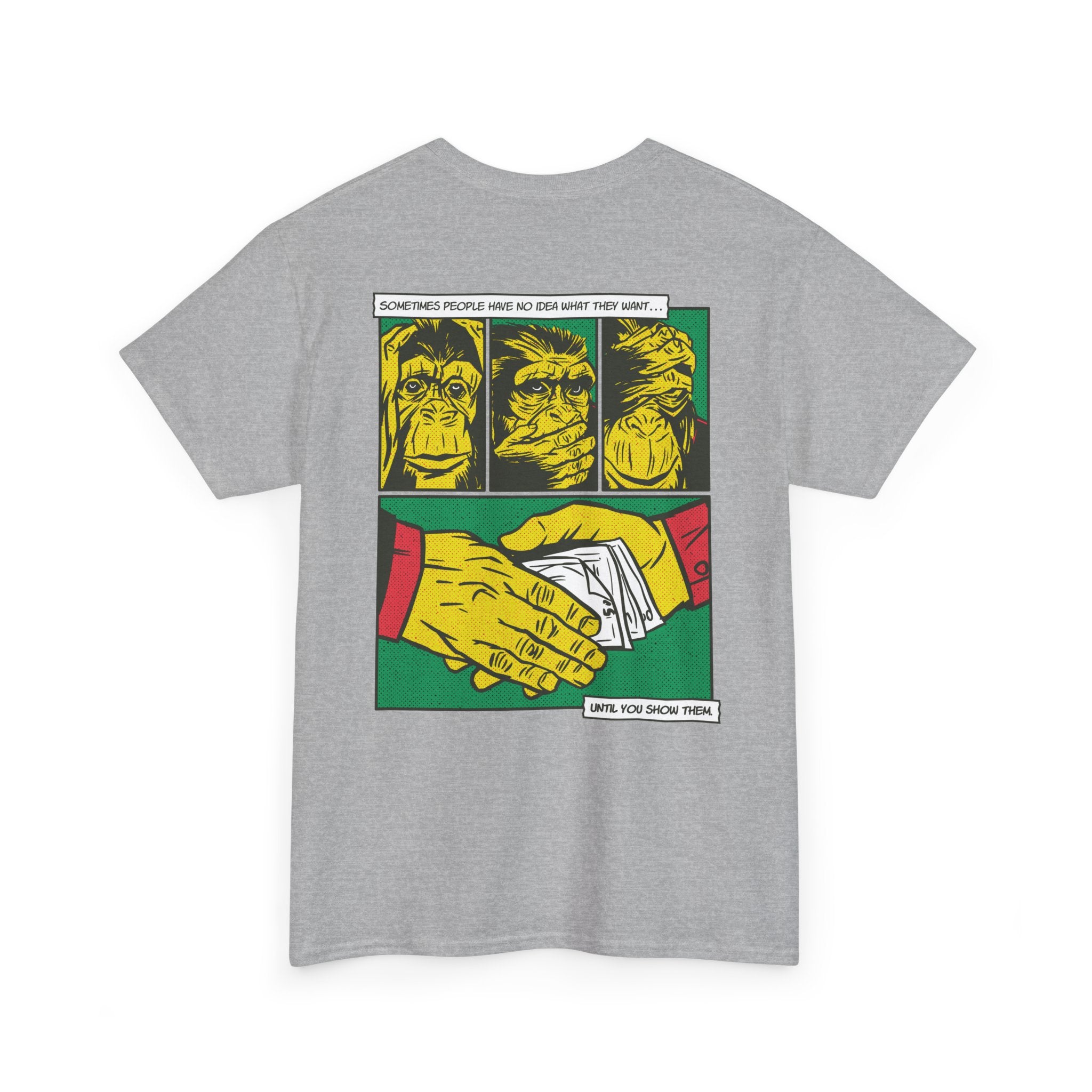 Three Monkeys - T-Shirt Back Print