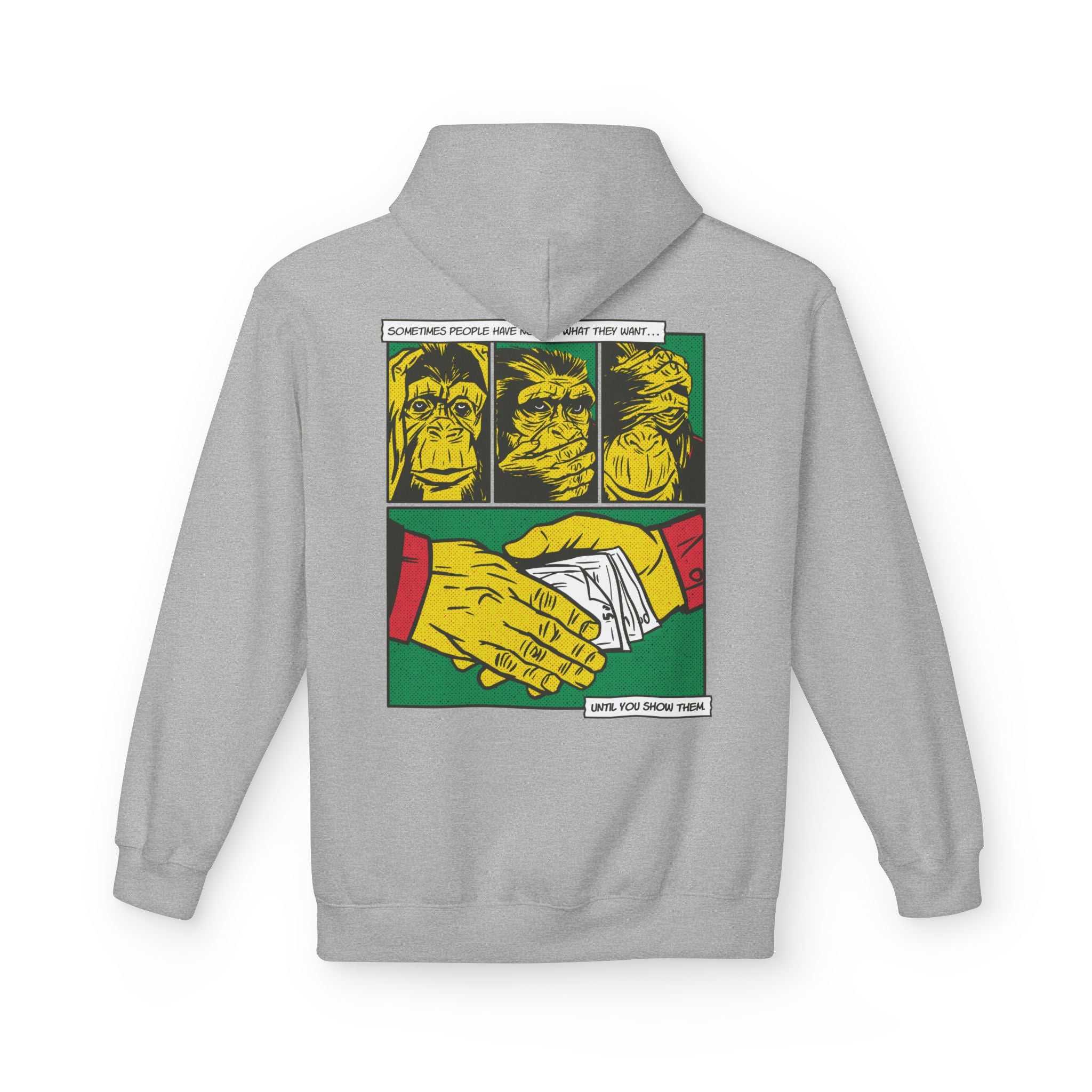Three Monkeys - Hoodie Back Print