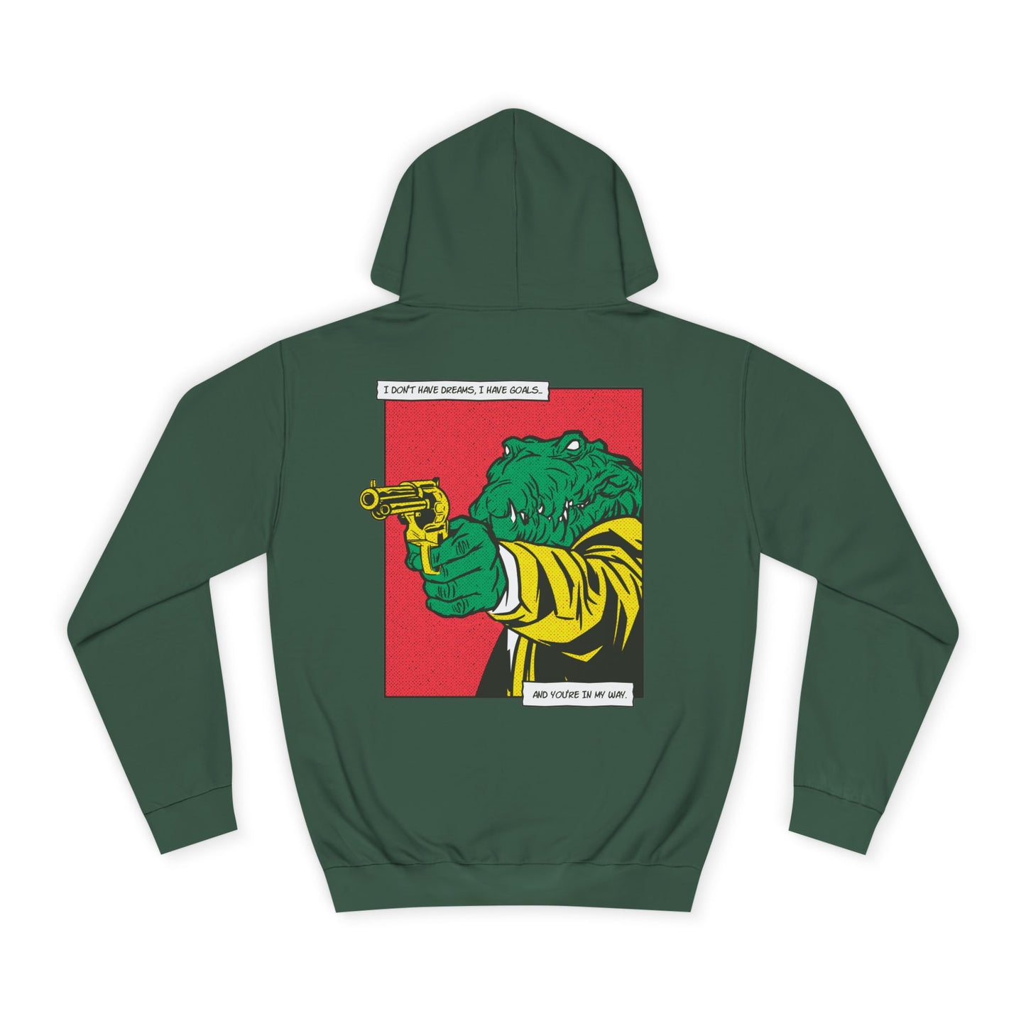 Alligator with Gun Hoodie