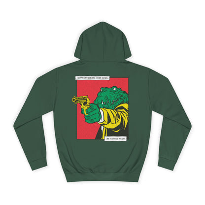Alligator with Gun Hoodie
