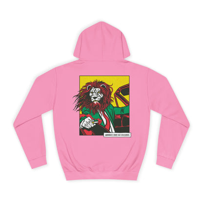 Lion in Car Hoodie
